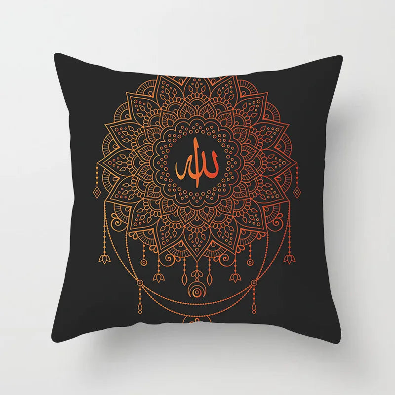 DecorBites™ Geometric Square Pillowcase Ethnic Retro Sofa Pillow Cover 45x45cm Home Decor