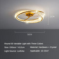DecorBites™ Crystal LED Chandelier Lamps: Modern Luxury Ceiling Lights for Bedroom & Living Room