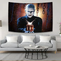 DecorBites™ Jack-O-Lantern Wall Tapestry: Boho Halloween Horror Movie Decor for Home & Bedroom
