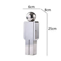 DecorBites™ Crystal Man Statue Glass Figure Sculpture Home Decor Ornaments