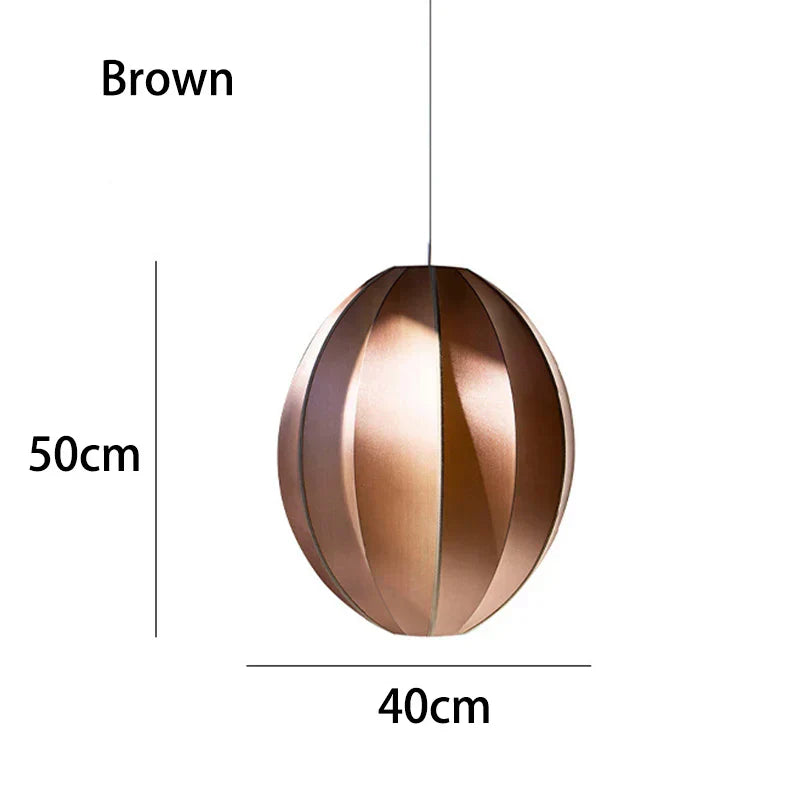DecorBites™ Danish Pendant Light Minimalist Lantern Ufo Lampshade Rustic Fabric Lamp