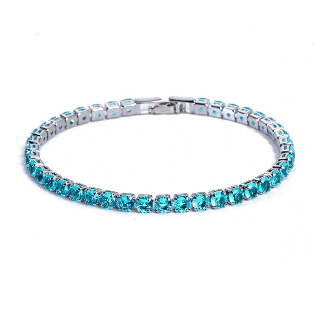 4mm Cubic Zirconia Tennis Bracelet