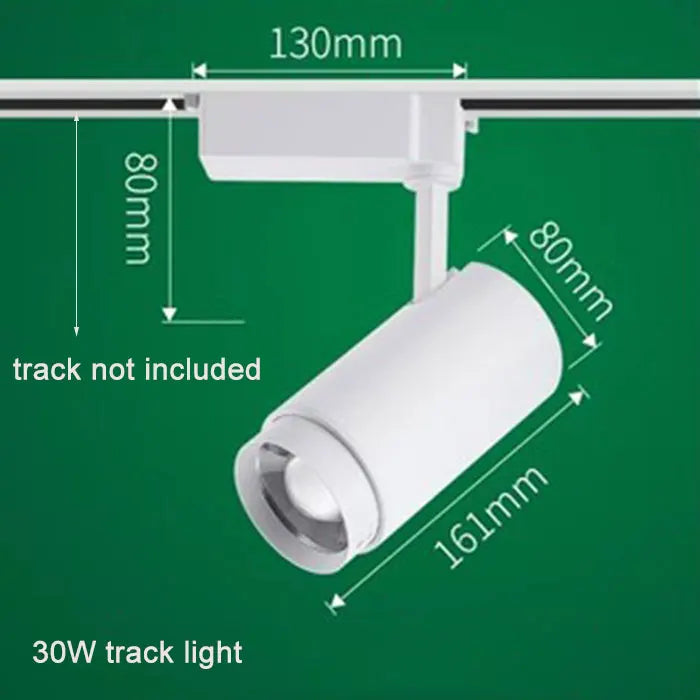 DecorBites™ Adjustable Focus Industrial Black Track Spotlights