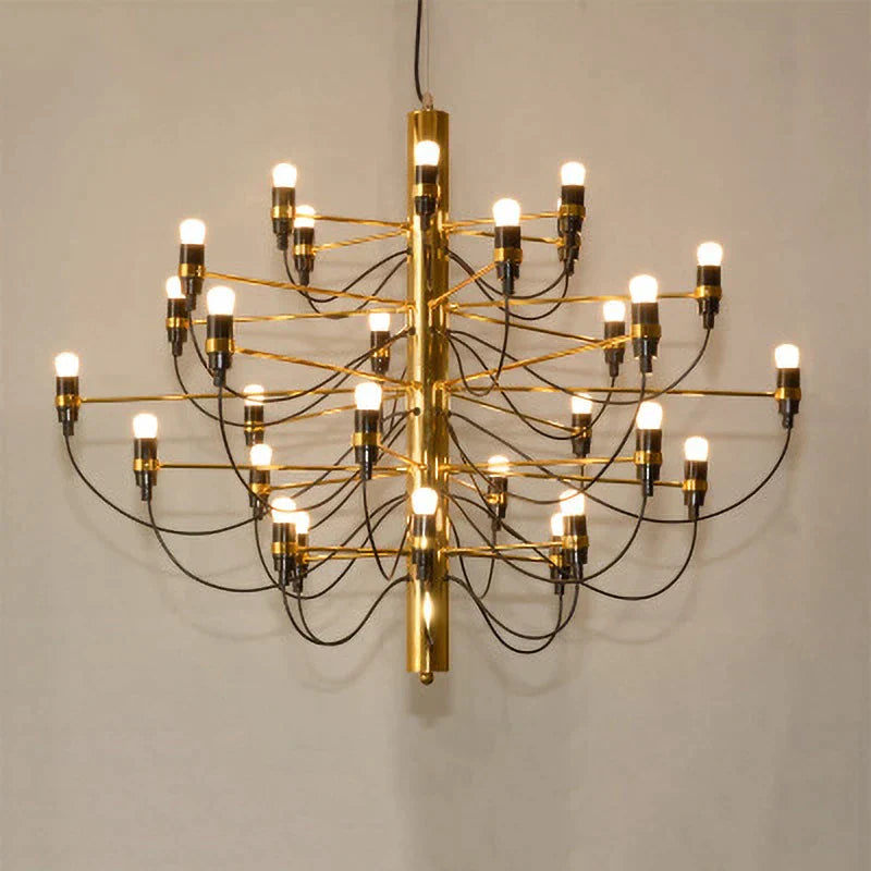 DecorBites™ LED Candle Chandelier: Elegant Italian Design Pendant Light for Home Decor