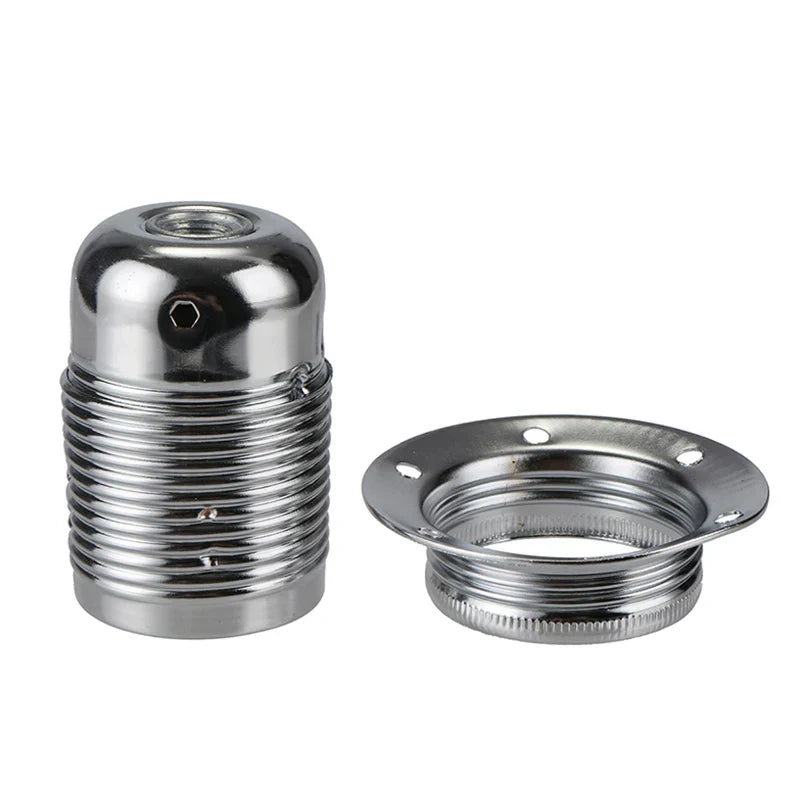 DecorBites™ Industrial Metal Lamp Base Holder E26 E27 Light Sockets for Pendant Shade