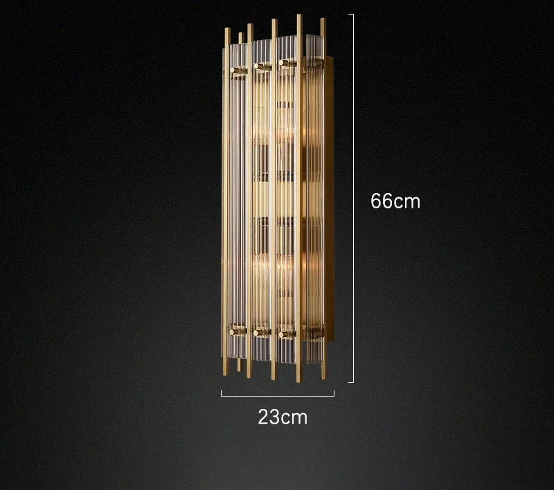 DecorBites™ Gold Double Layer Ring Crystal Pendant Light for Elegance in Every Room