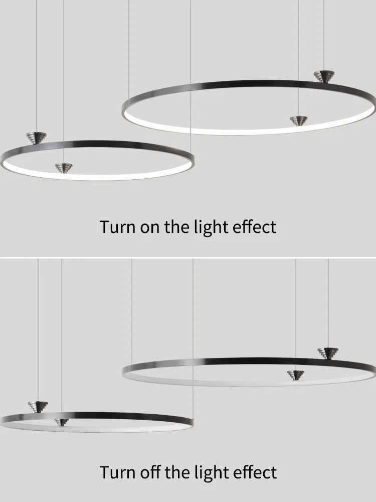 DecorBites™ Italian Style Annular Pendant Lamp for Living Room, Dining Room, Bedroom