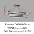 DecorBites™ LED Acrylic Pendant Lights Modern Hanging Lamp for Dining Room Kitchen Loft Decor