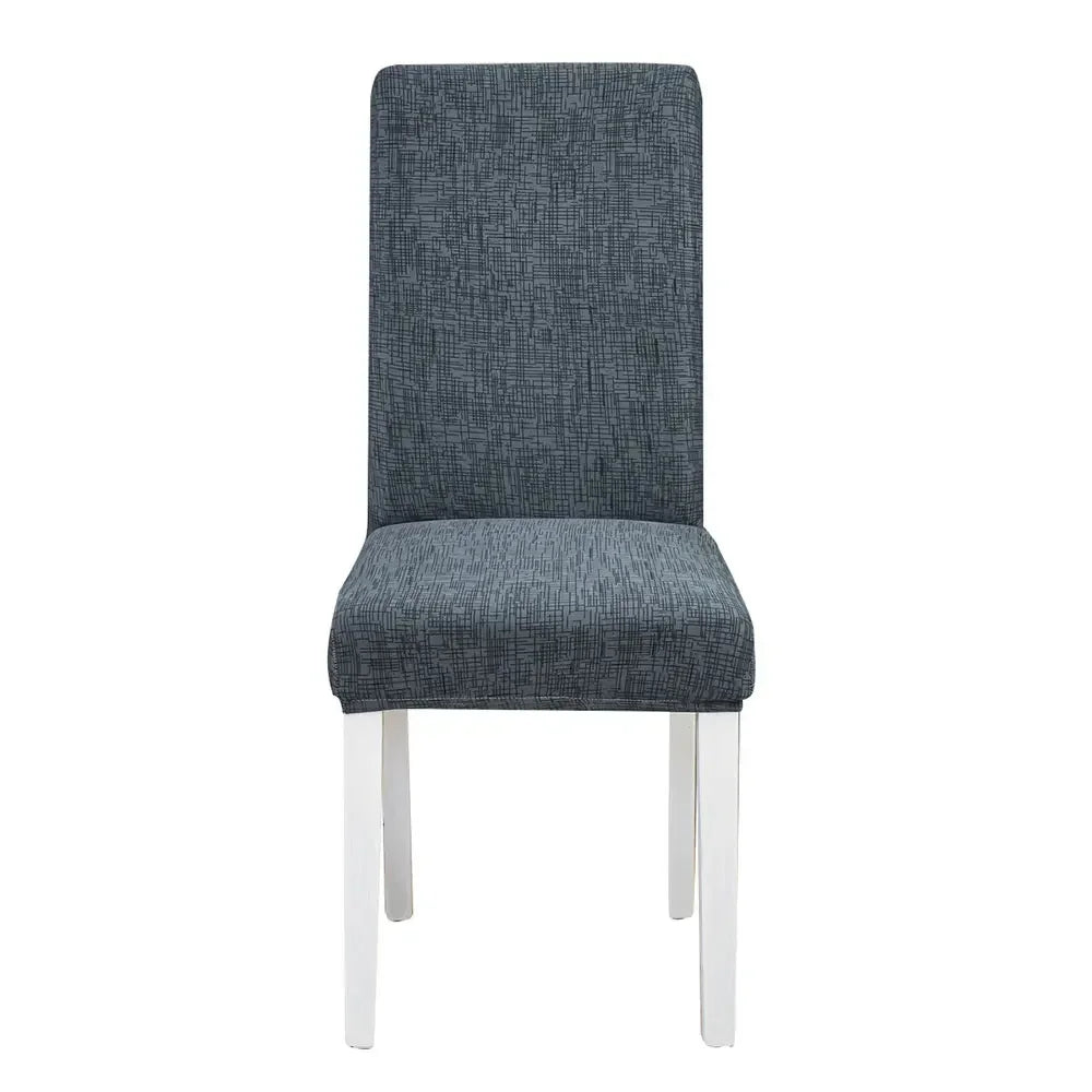 DecorBites™ Geometric Stretch Chair Cover Slipcovers | Elastic Seat Case