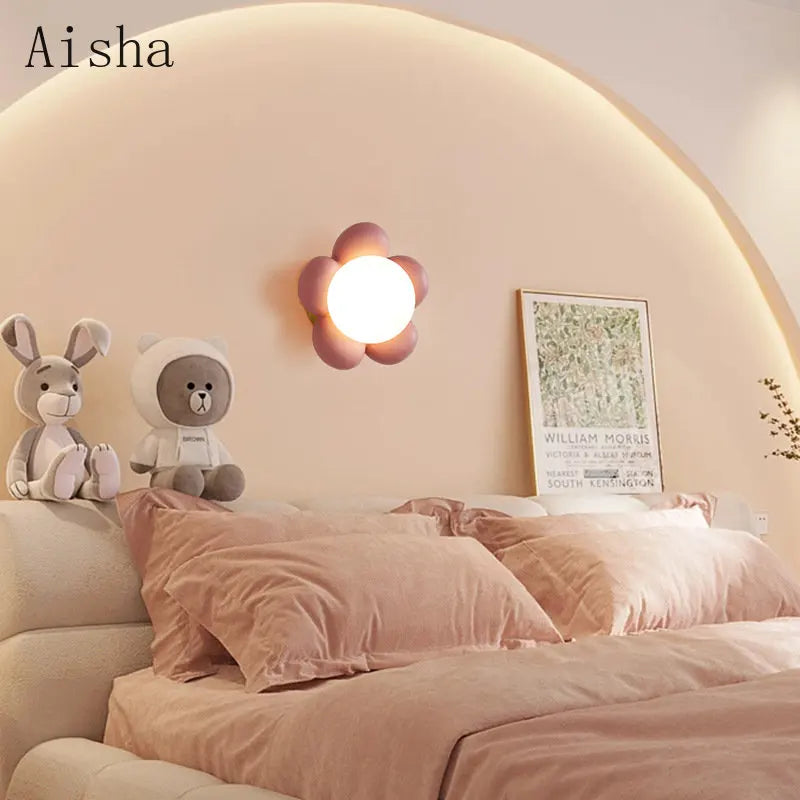 DecorBites™ Kids Amusement Park Flower LED Wall Lamp