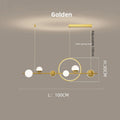 DecorBites™ LED Long Strip Pendant Light: Nordic Minimalist Design for Living Room, Restaurant, Bar