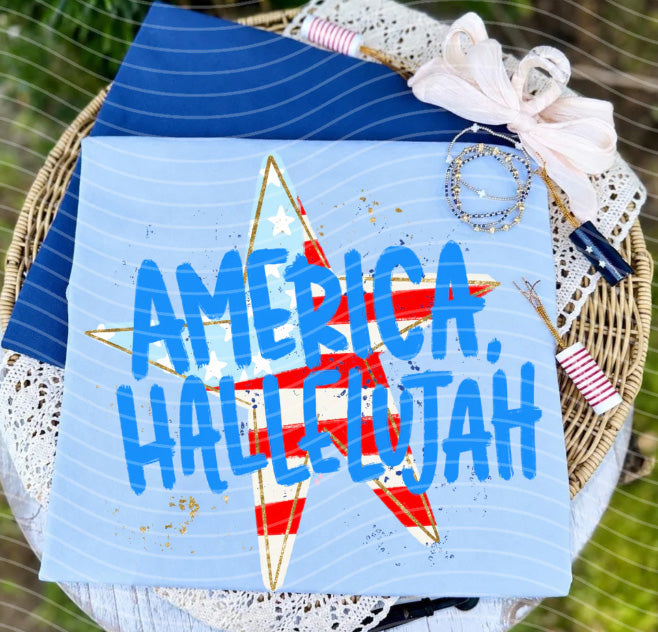 America Hallelujah Graphic Tee