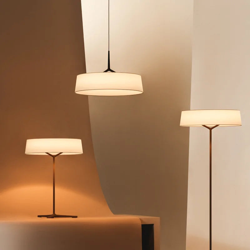 DecorBites™ Italian Design Fabric Floor Lamp for Restaurant Living Room Bedroom