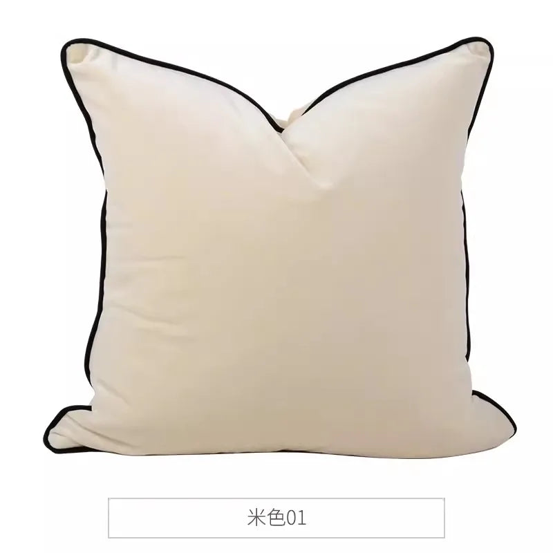 DecorBites™ Luxe Cheetah Halo Pillowcase: Decorative Tassel Cushion Cover GG Style