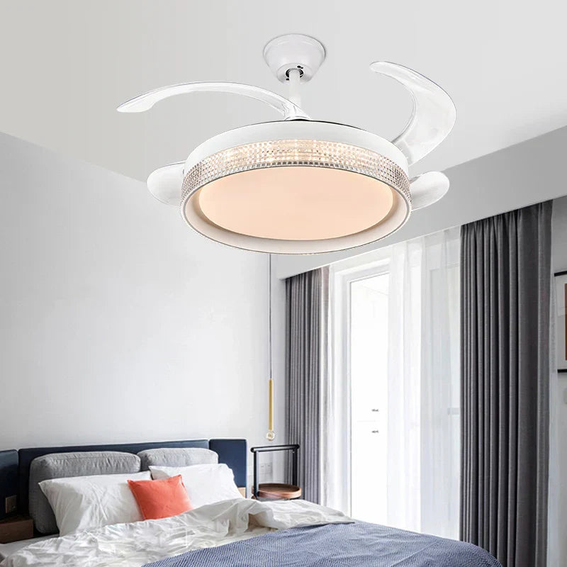 DecorBites™ Invisible Chandelier LED Ceiling Fan with Light: High-Quality & Wholesale Price