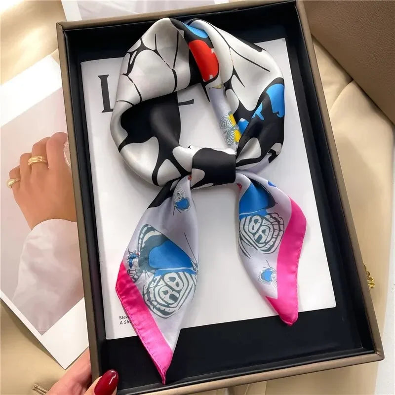 Juliette Designer Satin Scarf