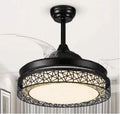 DecorBites™ Gold Ceiling Fan Lights Remote Control 36/42inch Dining Bedroom Living Luminaria