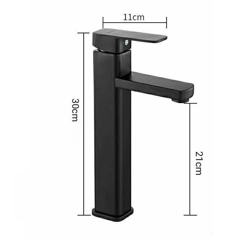DecorBites™ Basin Mixer Bathroom Faucet with Single Handle for Cold and Hot Water