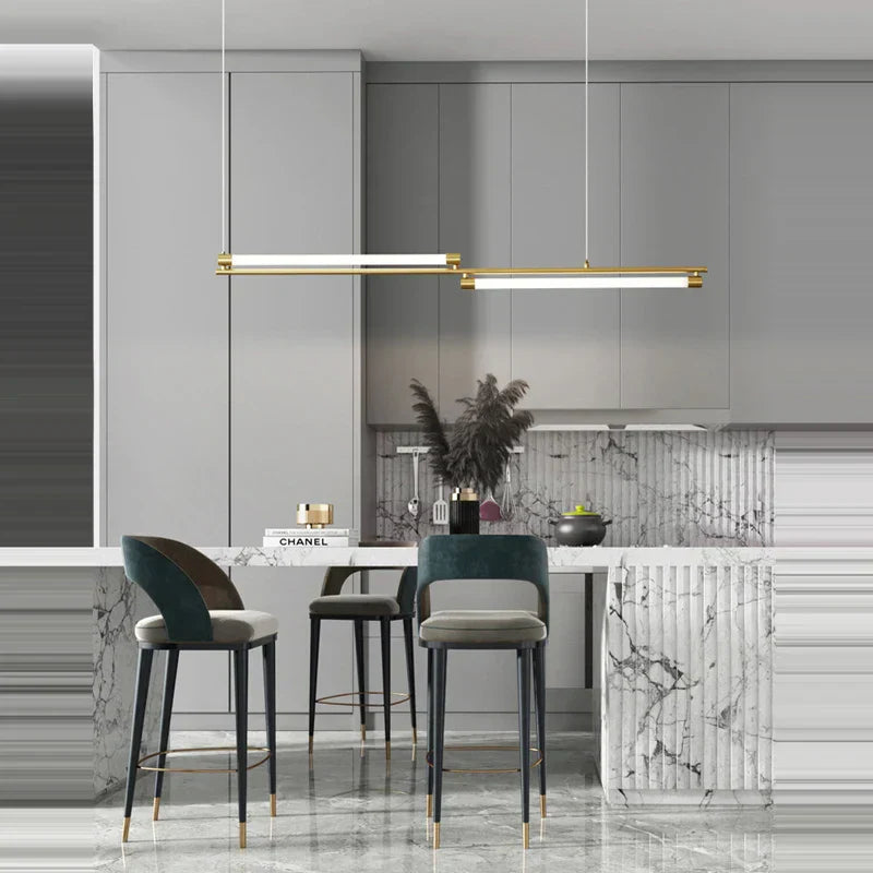 DecorBites™ Dimmable LED Acryl Chandelier Lighting Luminaire for Dinning Room