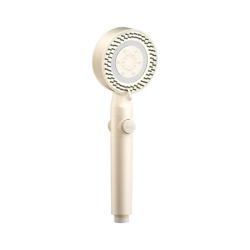 DecorBites™ Black Gas Rain Mist Shower Head for High Water Pressure and Polished Look