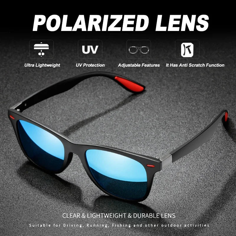 Night Vision Polarized Driving Sunglasses for Men – PC Frame Sport Goggles UV400