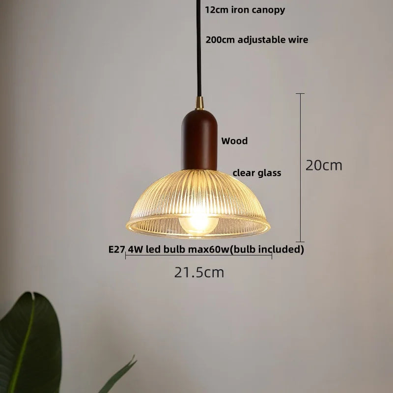 DecorBites™ Glass LED Pendant Light Chandelier for Modern Home Decor