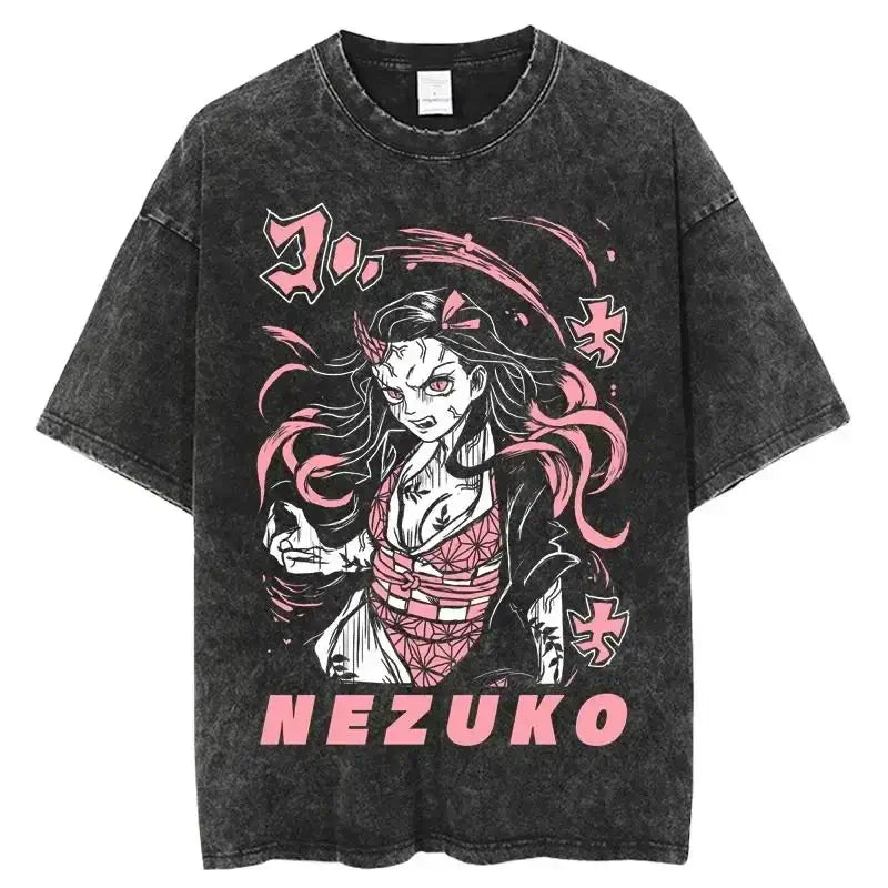 Demon Slayer Oversized Anime Hoodie, Unisex Cotton
