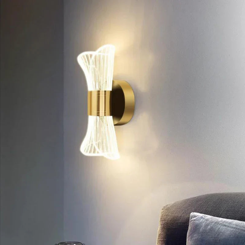 DecorBites™ Crystal Wall Lamp for Bedroom Living Room Aisle Lighting