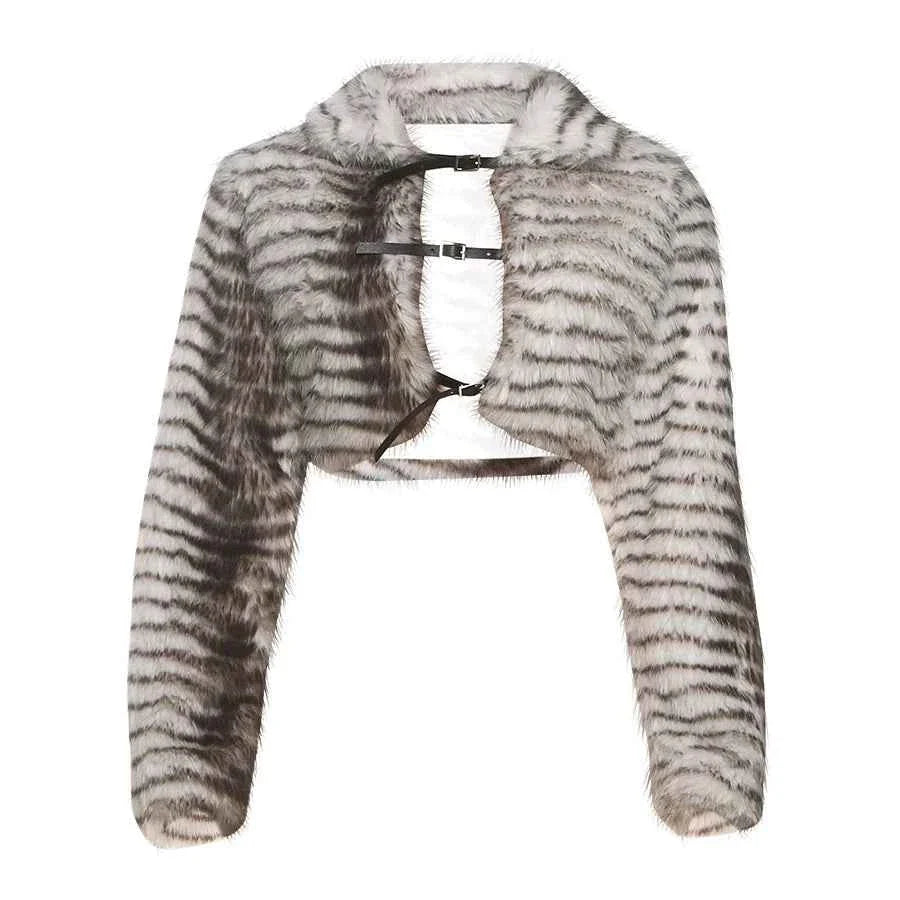 Crop Furry Jacket