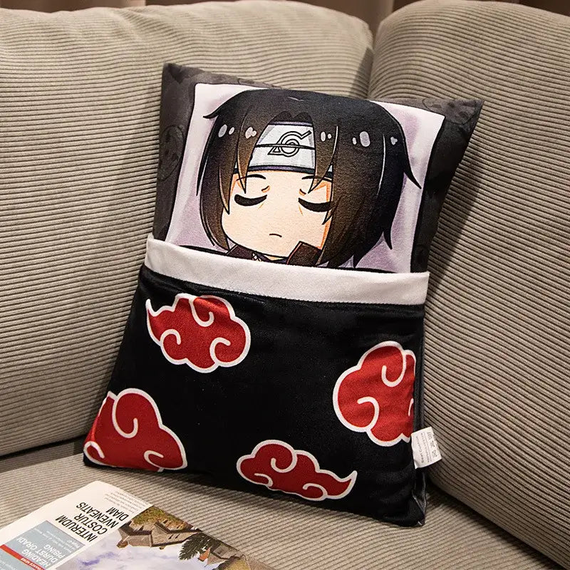 Naruto Anime Plush Pillow: Kakashi & Naruto Soft Doll Toy