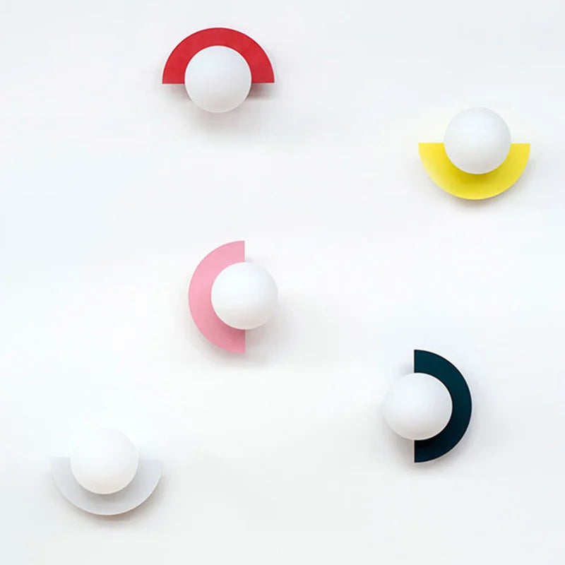 DecorBites™ Kids' Macaron LED Wall Lamp for Living Room & Children's Room