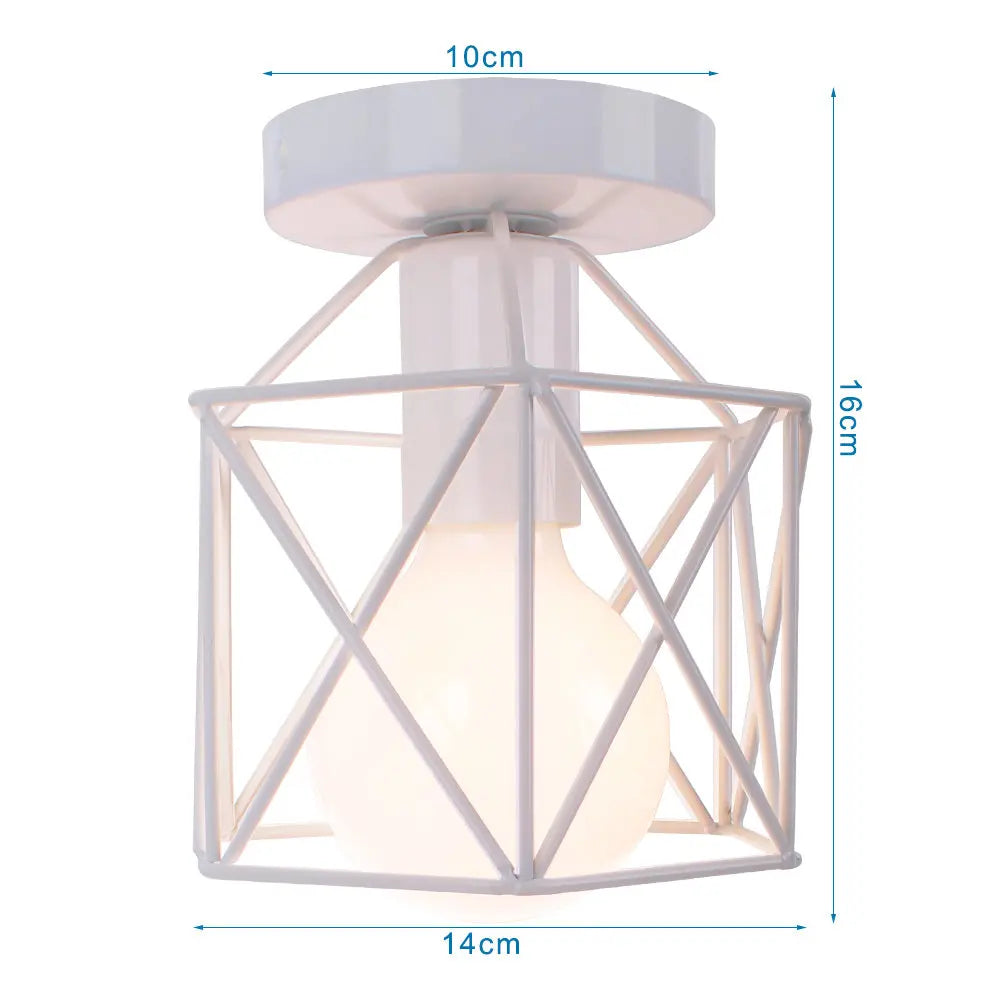 DecorBites™ Iron Frame Retro Led Pendant Light for Kitchen Dining Living Room