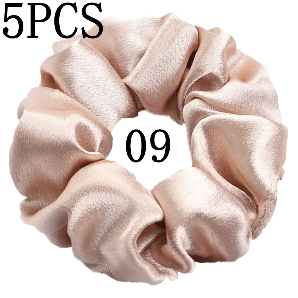 Women's Silky Satin Hair Scrunchies Set