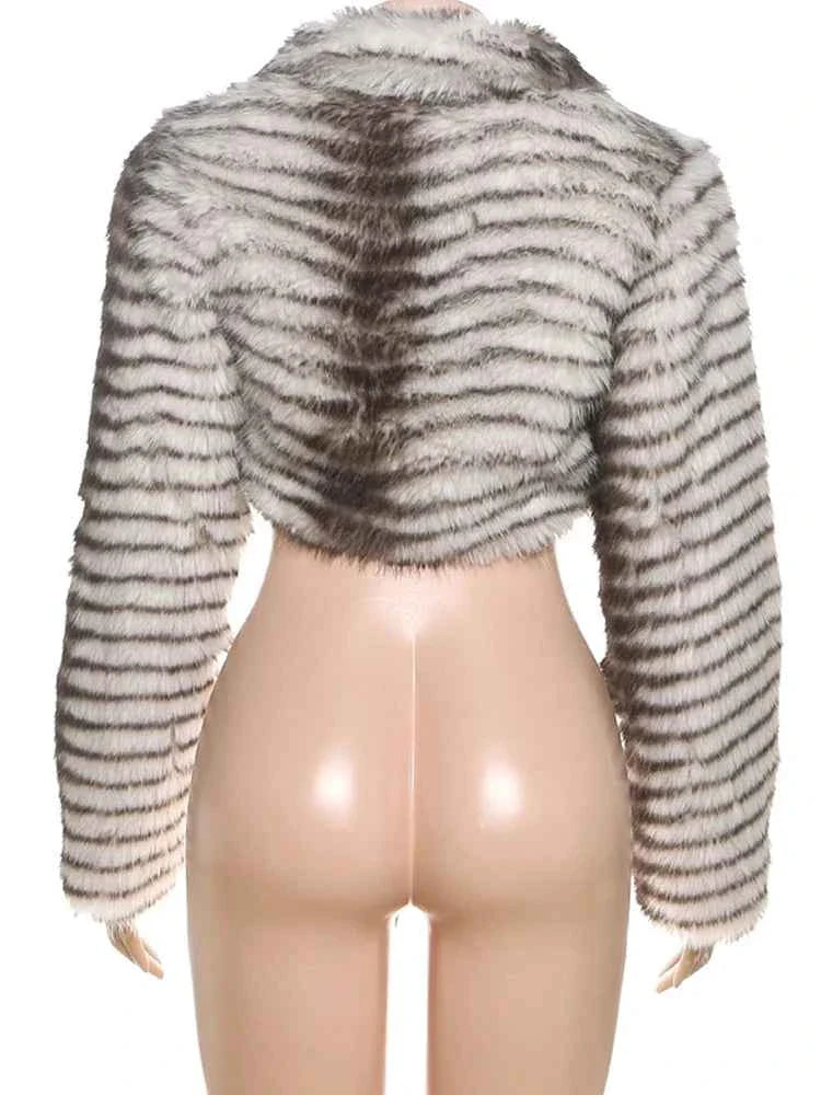Crop Furry Jacket