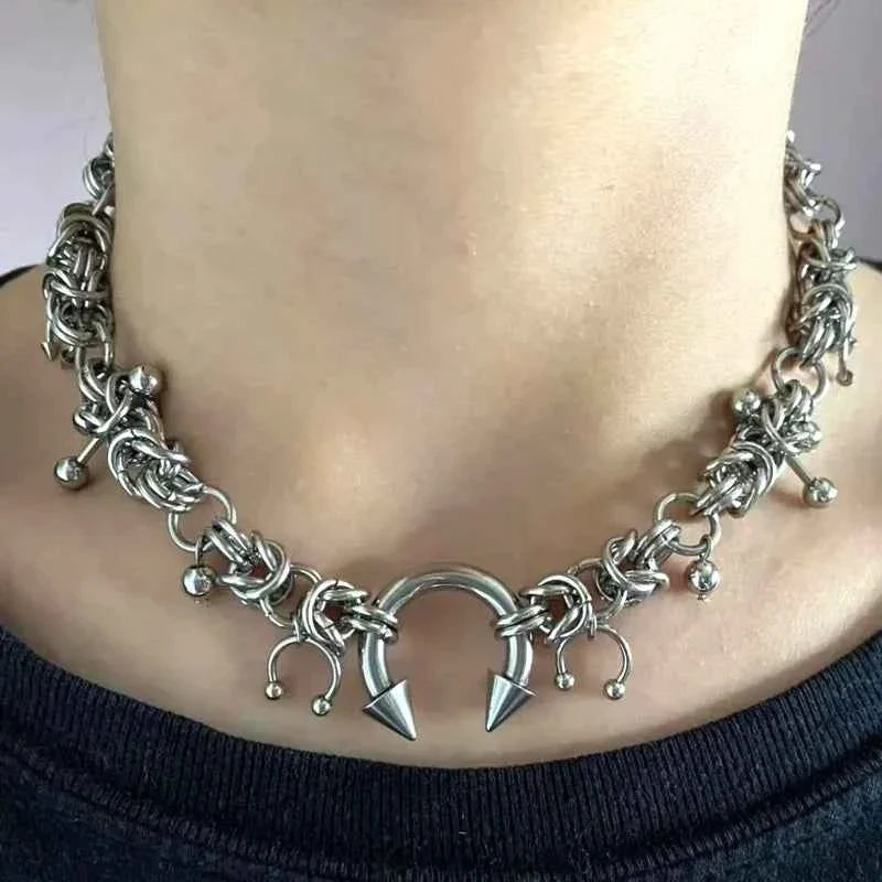 Goth Jewelry Grunge Choker Accessories