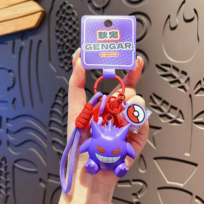 Genuine Pokemon Keychain: Scented Anime Figure Pendant