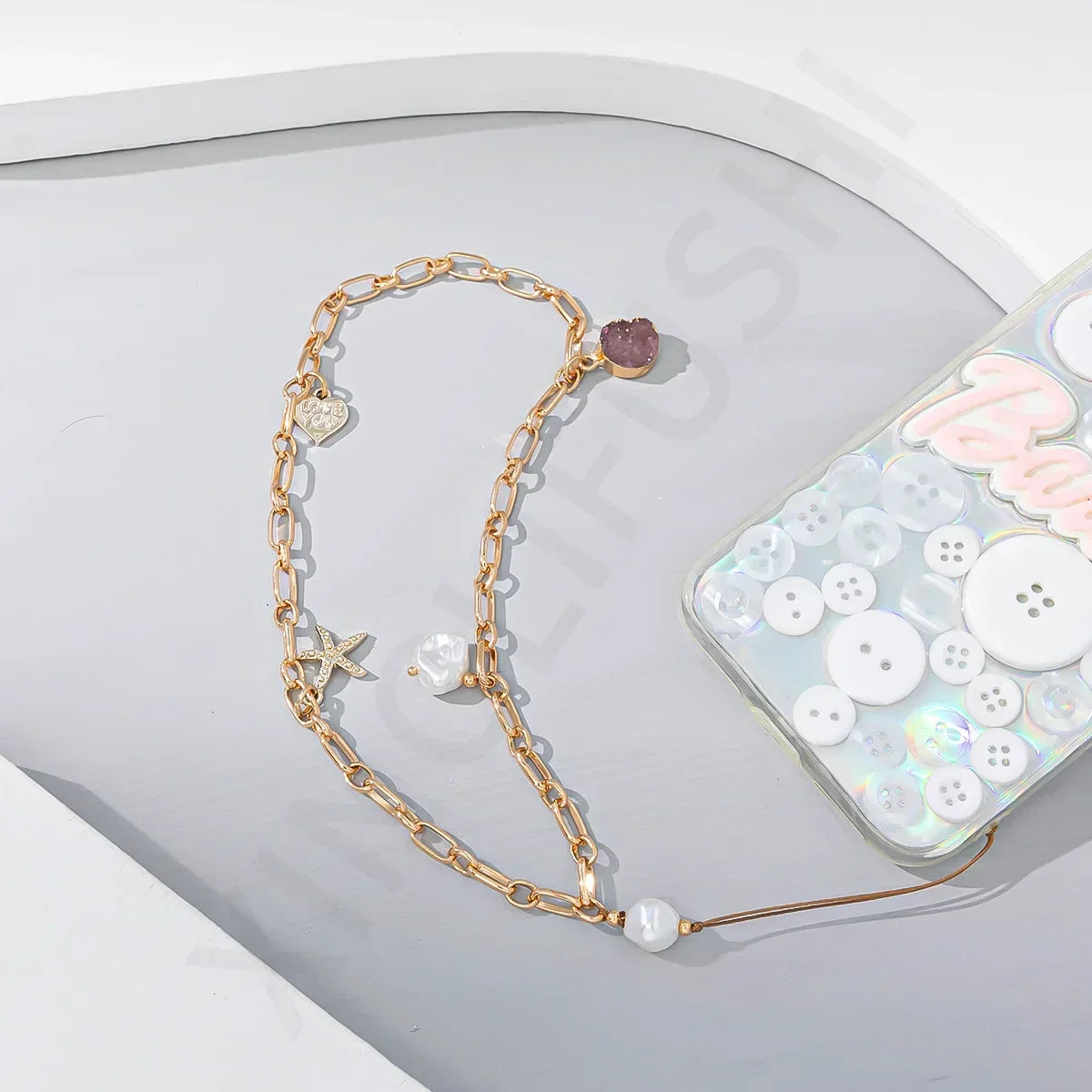 Handmade Crystal Phone Charm