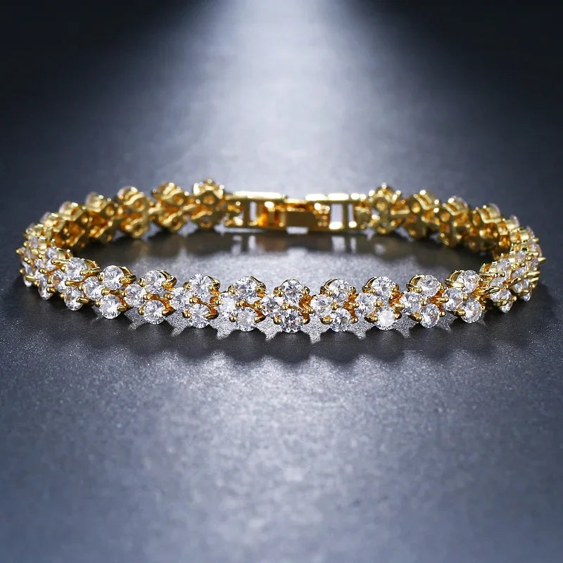4mm Cubic Zirconia Tennis Bracelet