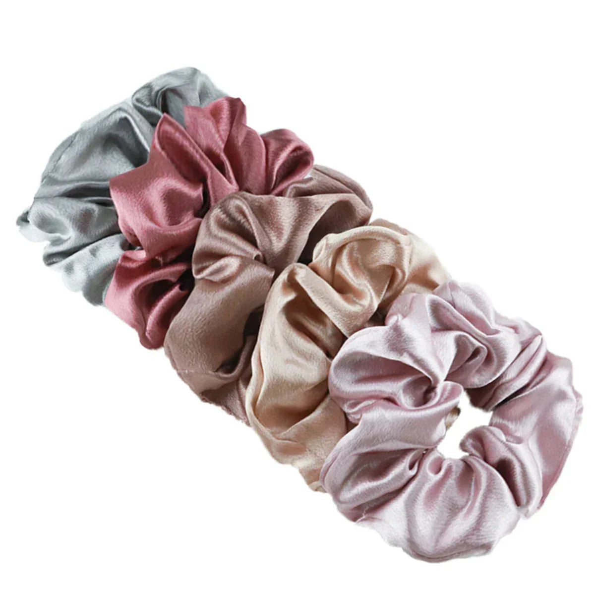 Women's Silky Satin Hair Scrunchies Set
