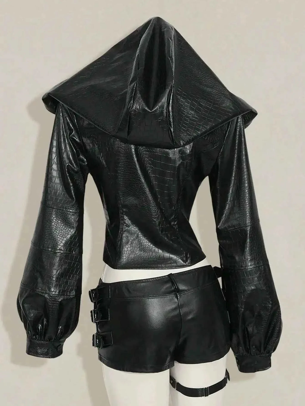 Women's Gothic PU Leather Jacket