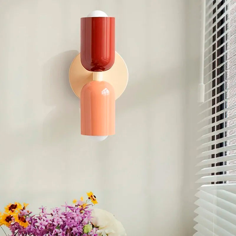 DecorBites™ Cream Double Head LED Wall Lamps for Living Room Bedroom Indoor Decoration