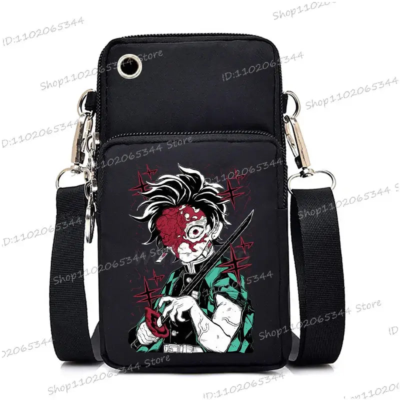 Demon Slayer Phone Bag: Nezuko & Mitsuri Crossbody Purse