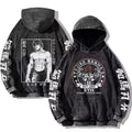 Baki Hanma Anime Print Hoodie Vintage Streetwear