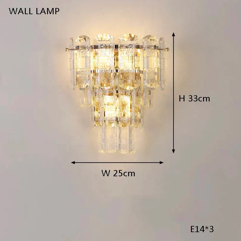 DecorBites™ Crystal Round Ceiling Lamp - Nordic Luxury Home Decor Luxe Chandelier