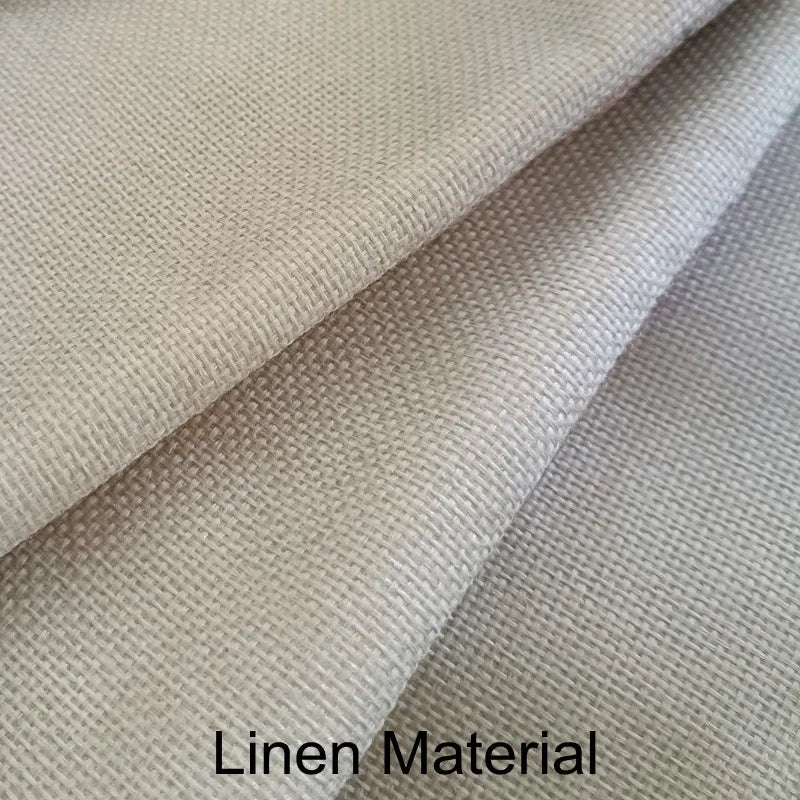 DecorBites™ Green Plant Leaves Flower Linen Cushion Cover - Modern Sofa Throw Pillow Cover