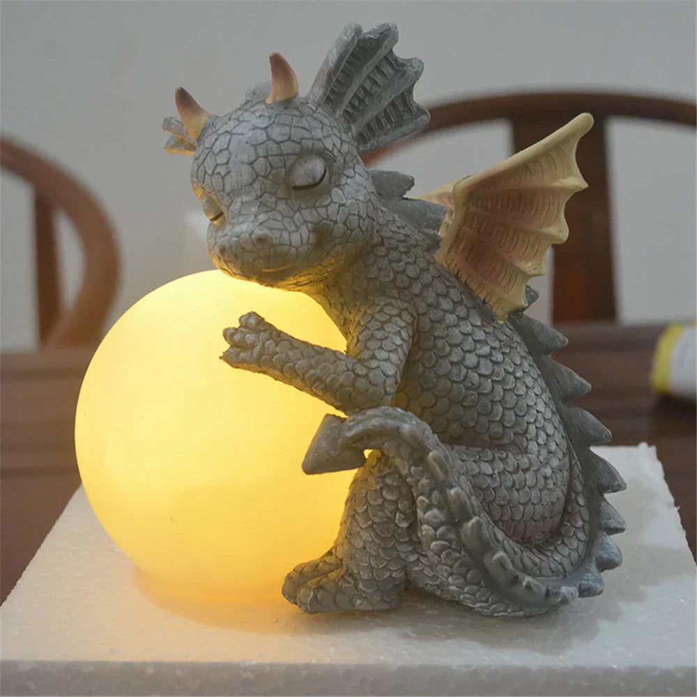 DecorBites™ Dino Garden Sculpture - Fun Dinosaur Decor for Yard, Wall & Windows