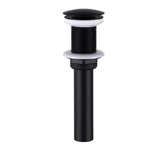DecorBites™ Black Brass Bathroom Basin Faucet With Waterfall Design