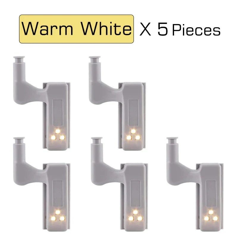 DecorBites™ LED Cabinet Lights 10 Pack Internal Sensor Light for Closet Bedroom Night Lamp