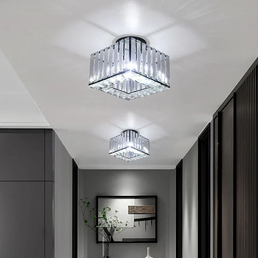 DecorBites™ Crystal LED Pendant Light for Kitchen Dining Living Room