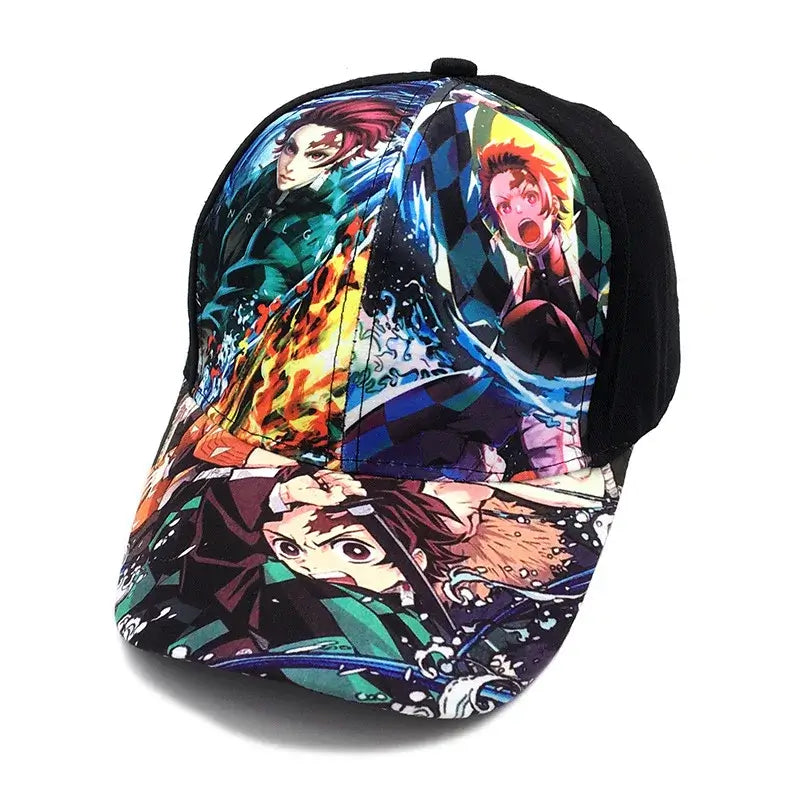 Demon Slayer Baseball Cap: Adjustable Anime Hip Hop Hat